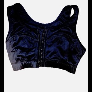 Enell High Impact Front-Closure Black Sports Bra - Comfortable Support